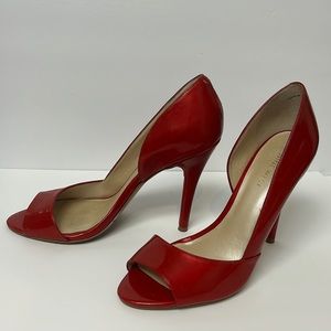 Nine West red heels size 7